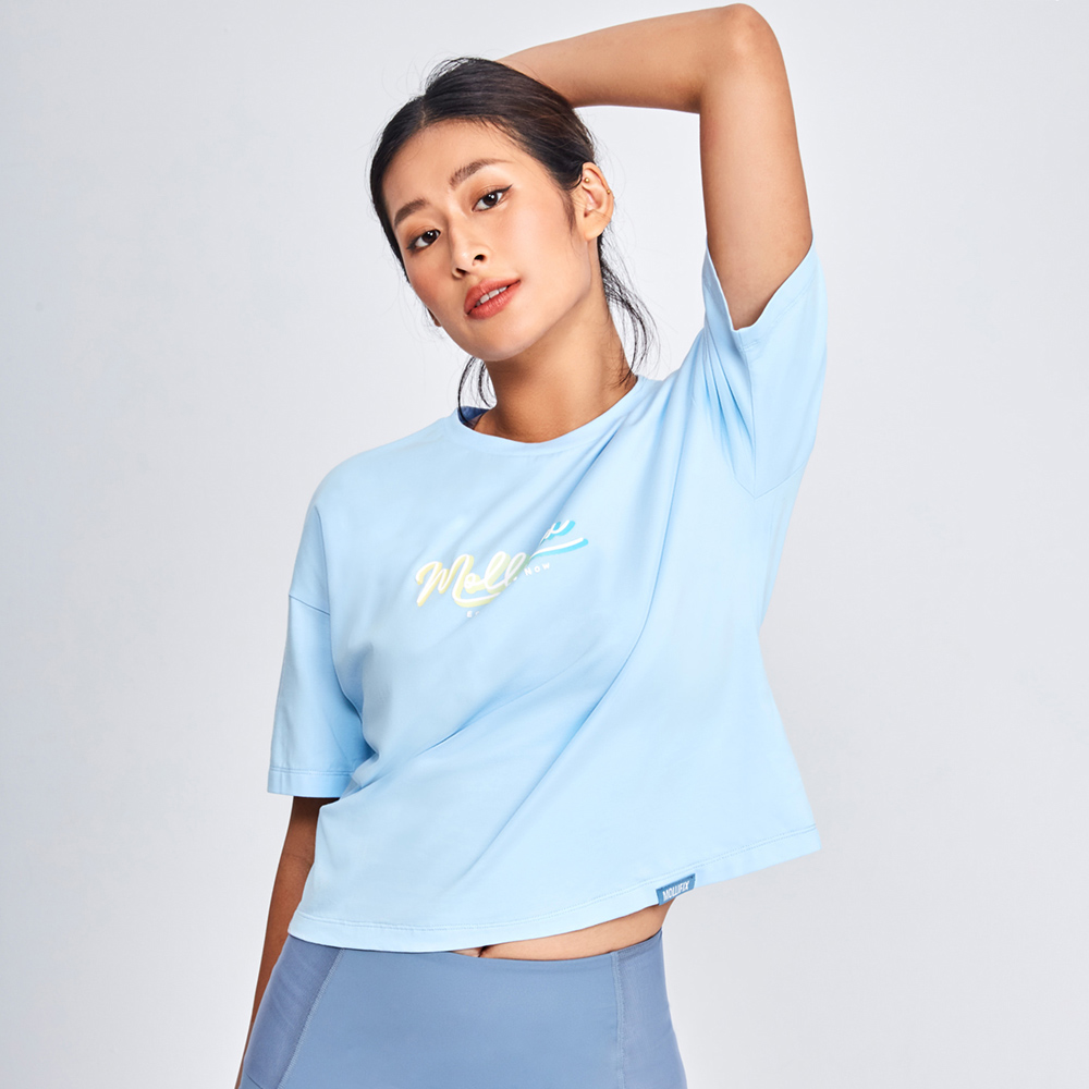 MOLLIFIX 活力LOGO圓領短袖T恤