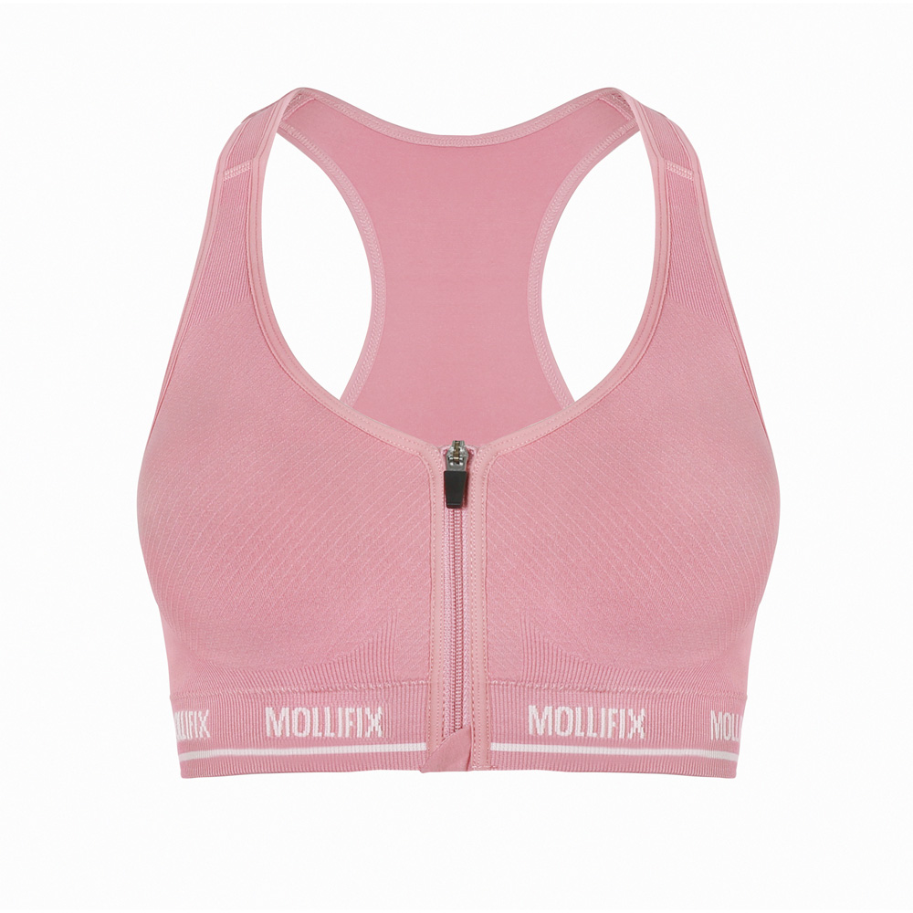 MOLLIFIX A++3D無縫前開拉鍊運動BRA