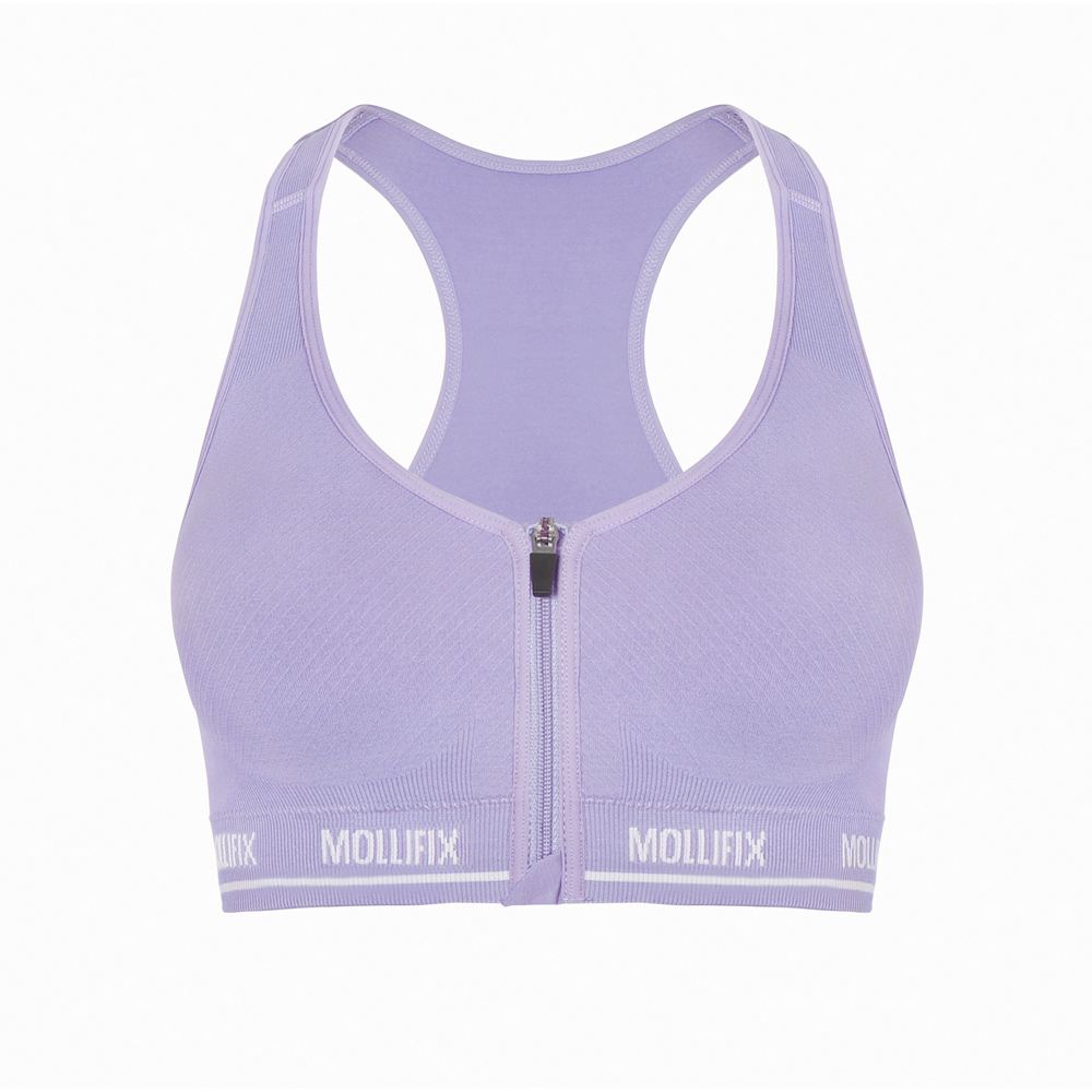 MOLLIFIX A++3D無縫前開拉鍊運動BRA