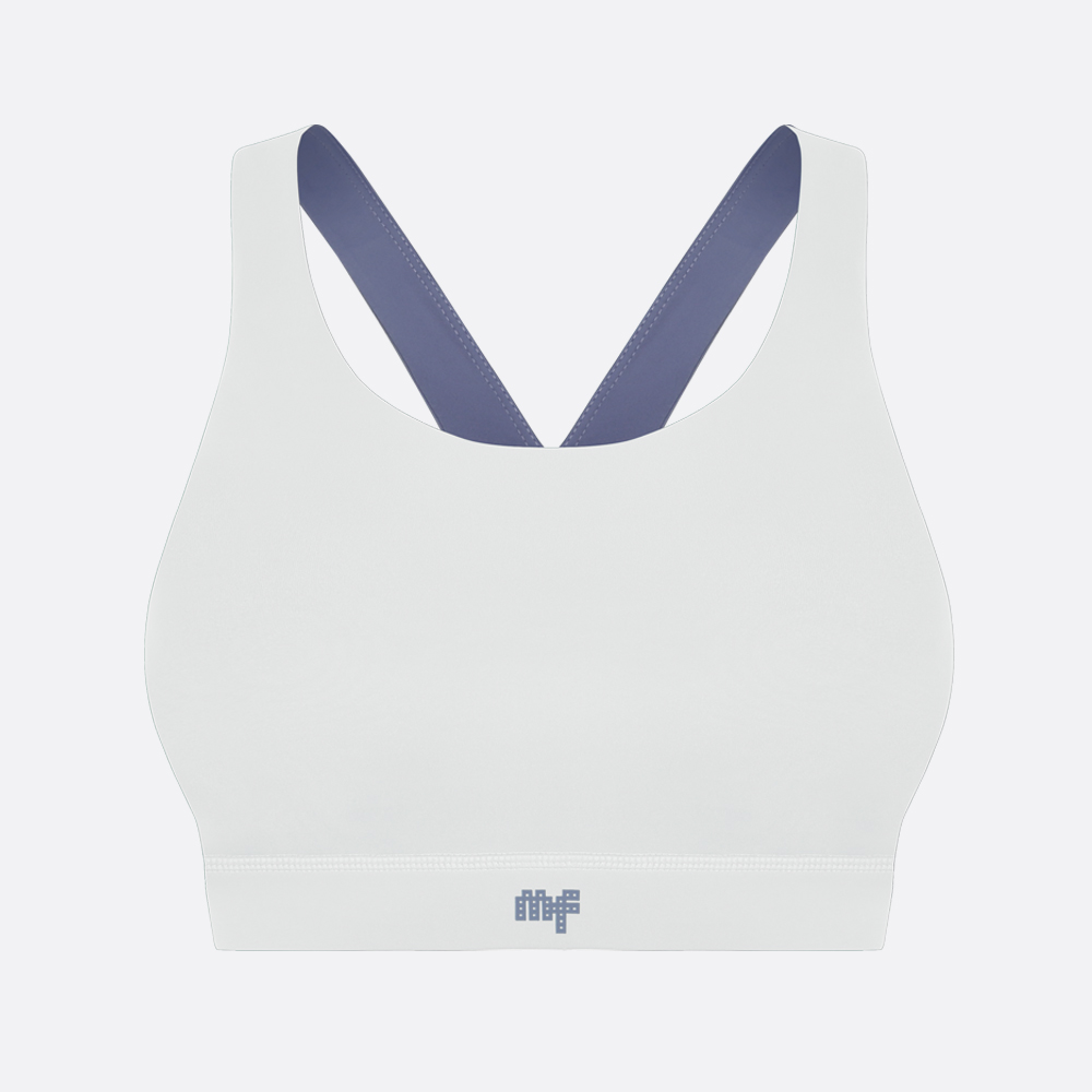 MOLLIFIX 撞色弧線美背運動內衣