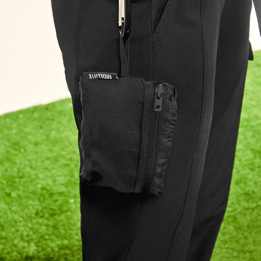 MOLLIFIX 多功能口袋彈力運動長褲