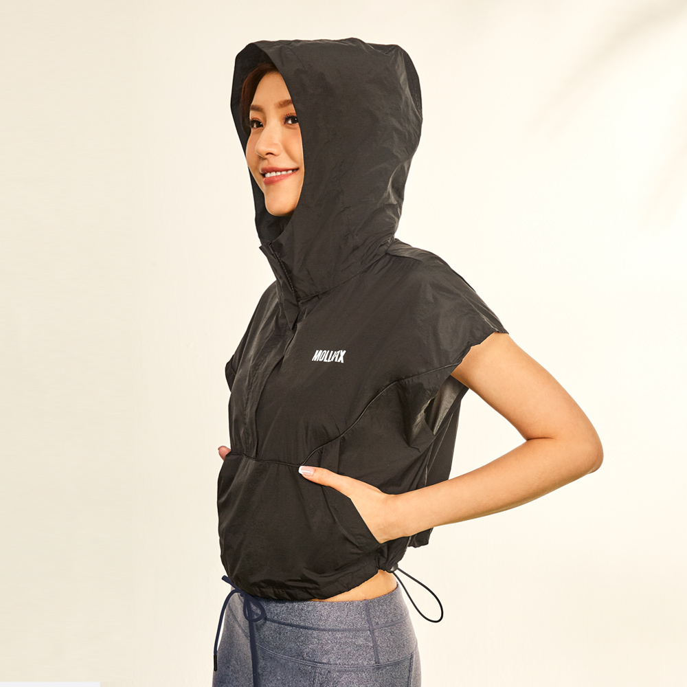 MOLLIFIX 率性造型連帽防風上衣