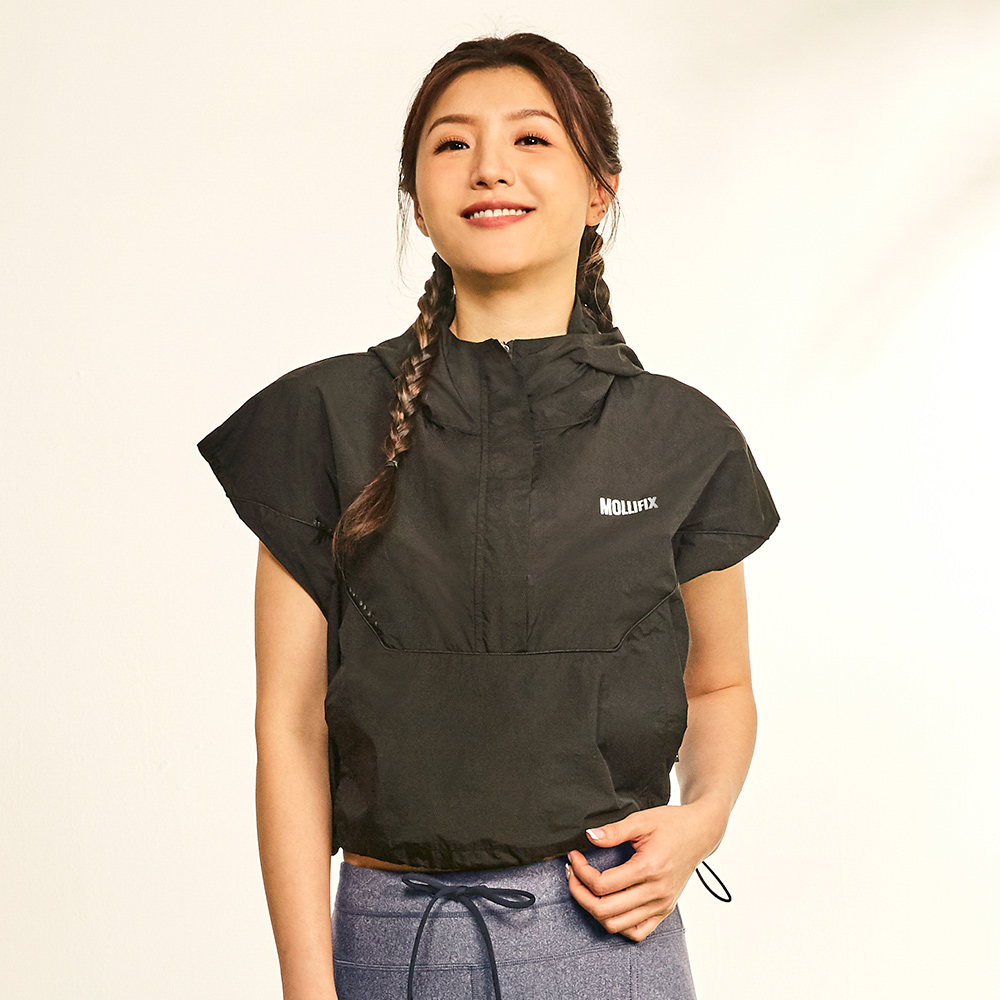 MOLLIFIX 率性造型連帽防風上衣