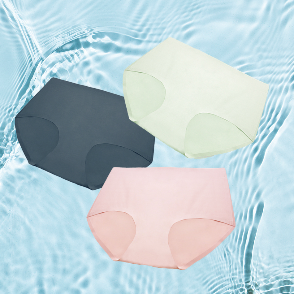 MOLLIFIX 好動不卡卡中腰運動無痕內褲_三件組