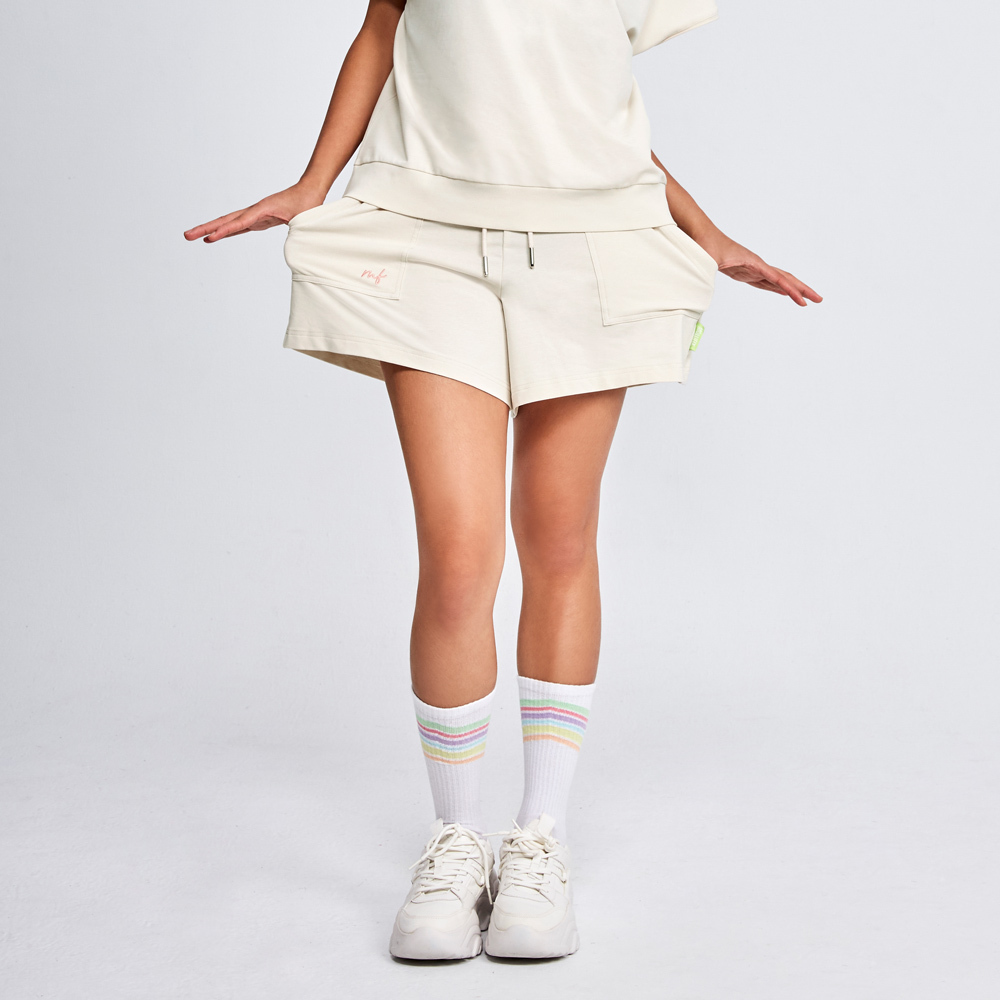 MOLLIFIX 刺繡抽繩短褲