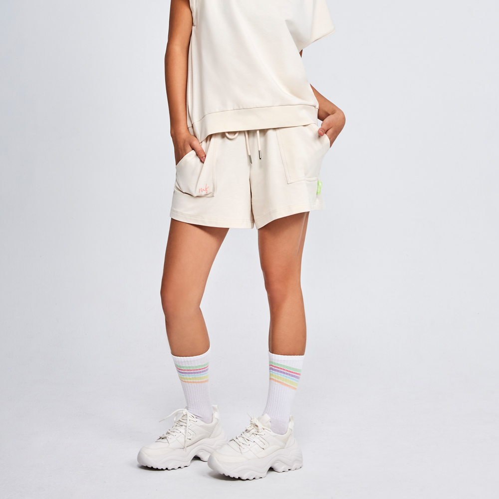 MOLLIFIX 刺繡抽繩短褲