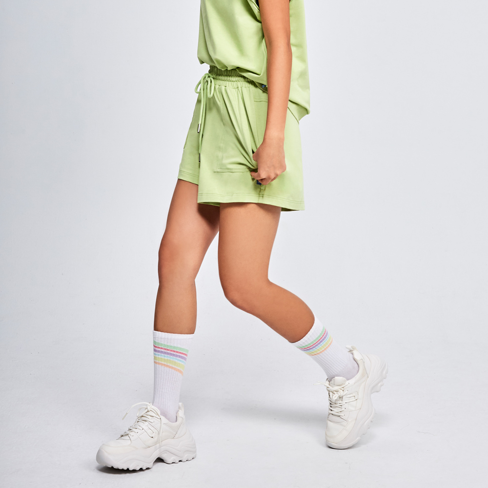 MOLLIFIX 刺繡抽繩短褲