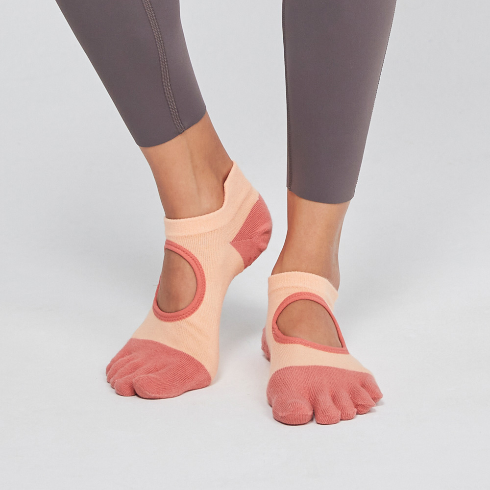 MOLLIFIX 室內止滑五趾運動襪