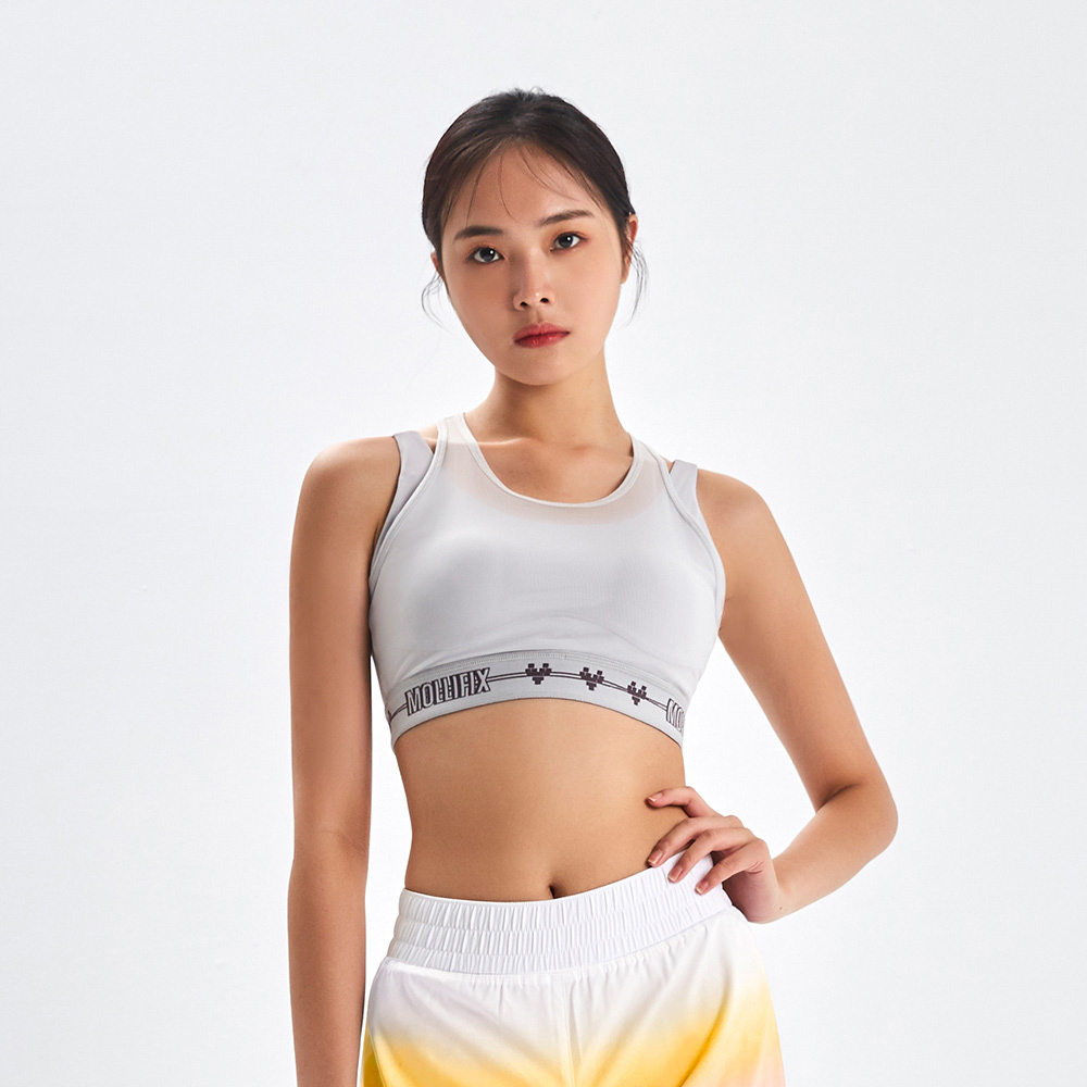 MOLLIFIX 雙層透網包覆運動內衣