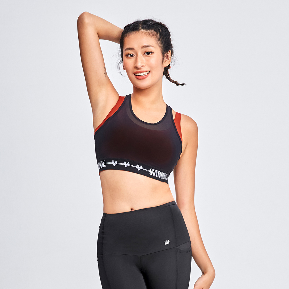 MOLLIFIX 雙層透網包覆運動內衣