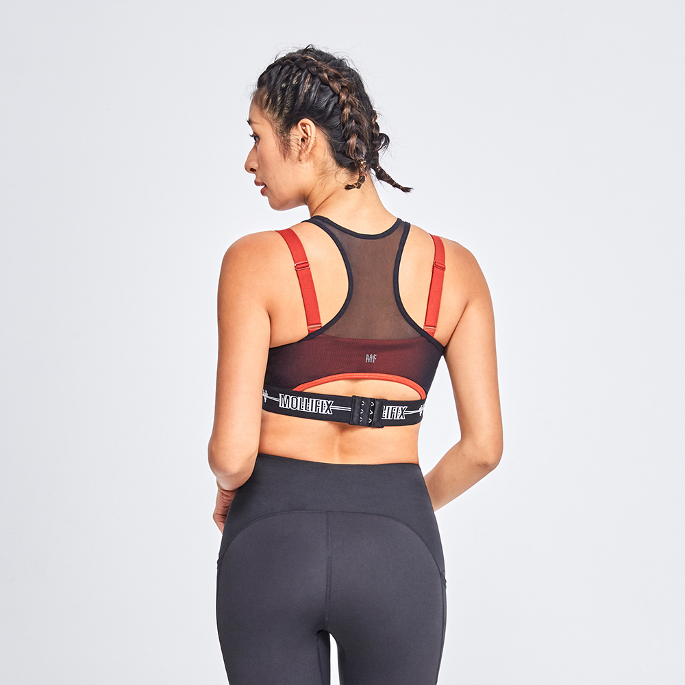 MOLLIFIX 雙層透網包覆運動內衣