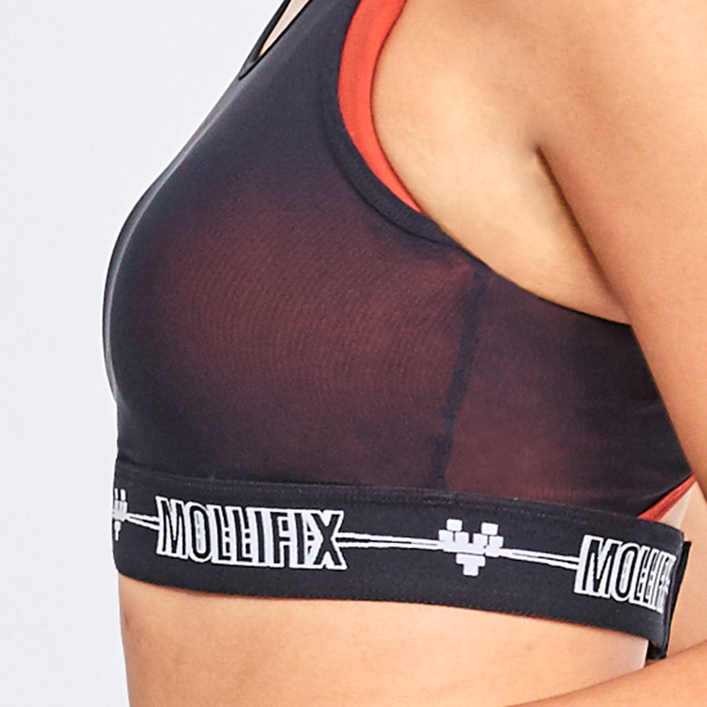 MOLLIFIX 雙層透網包覆運動內衣
