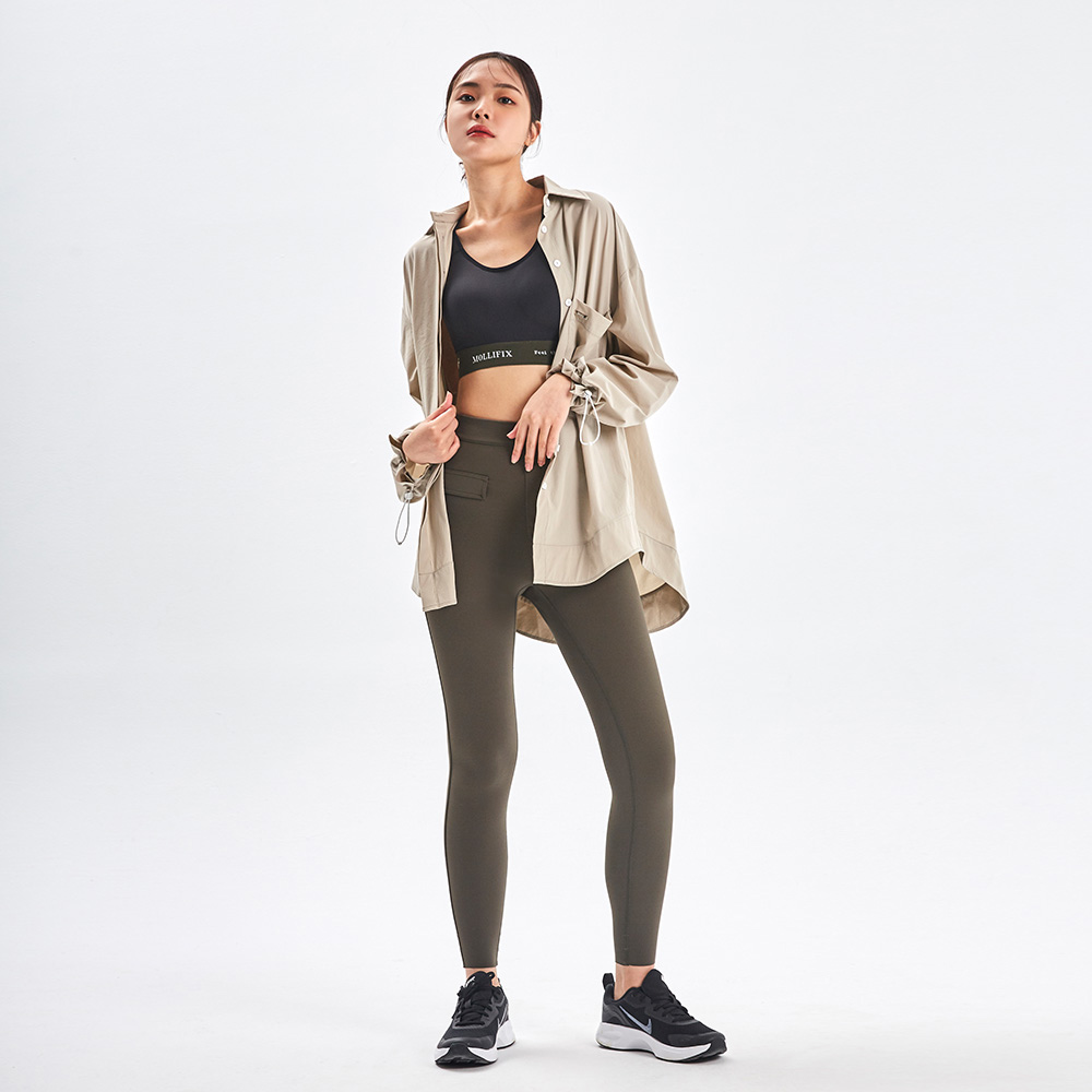 MOLLIFIX 高強度下擺織帶肩可調運動內衣