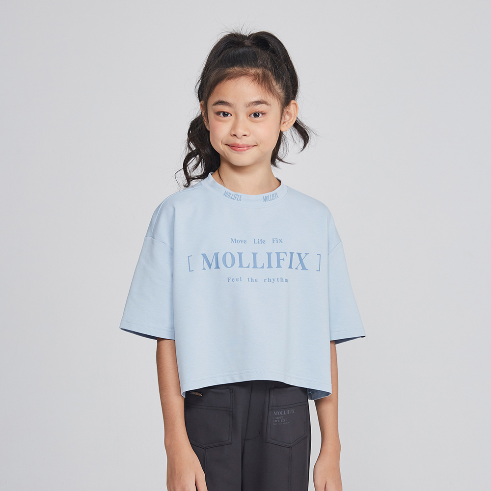 MOLLIFIX 落肩寬鬆潮流短袖上衣