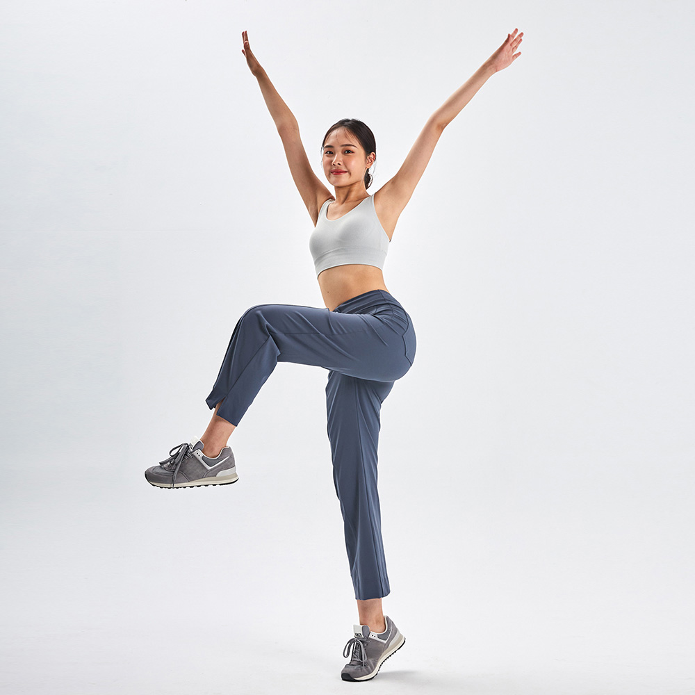 MOLLIFIX 側開衩立體摺線百搭靴型褲