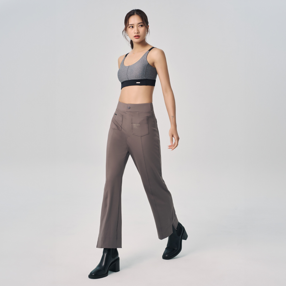 MOLLIFIX 側開衩立體摺線百搭靴型褲