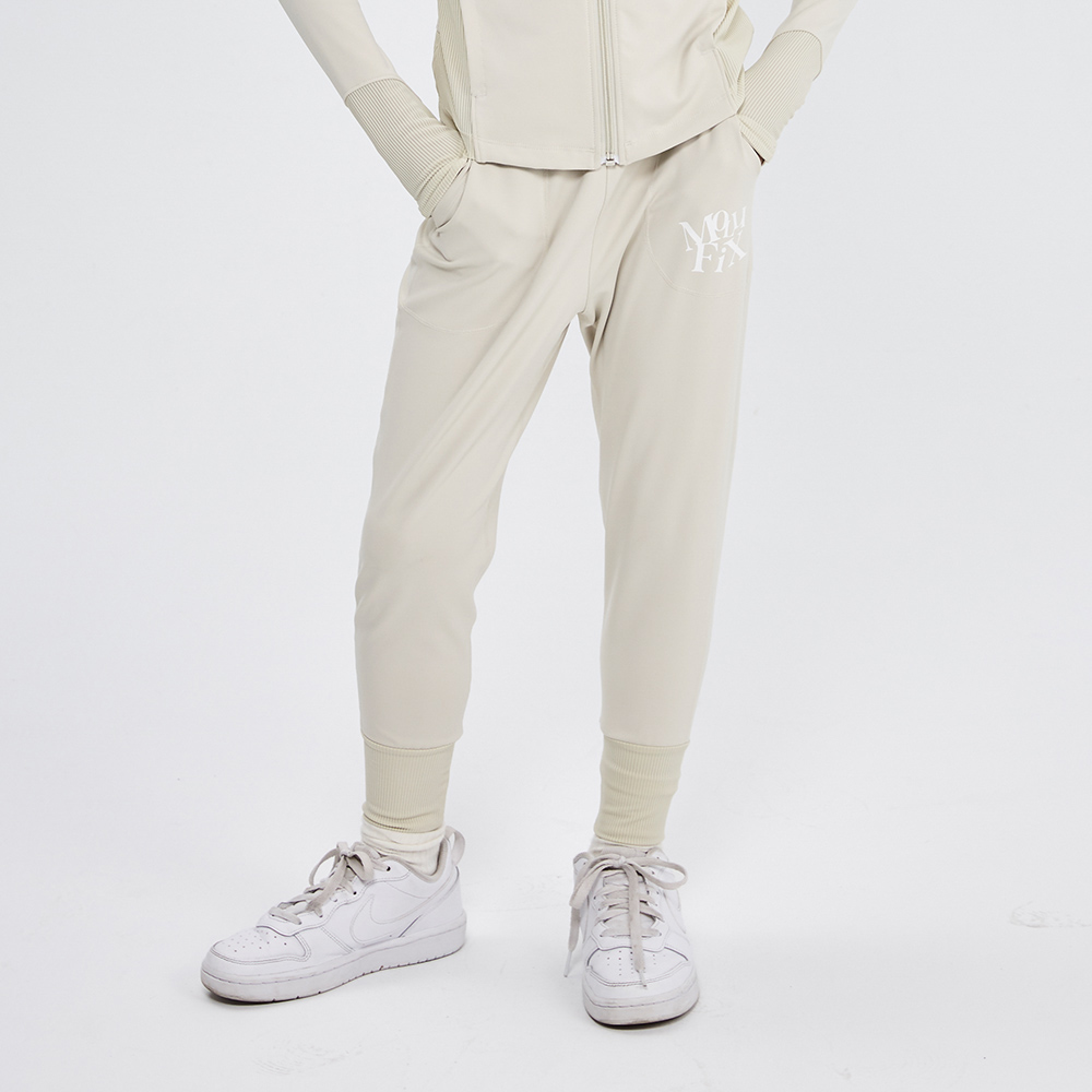 MOLLIFIX 高腰修身百搭束口訓練長褲