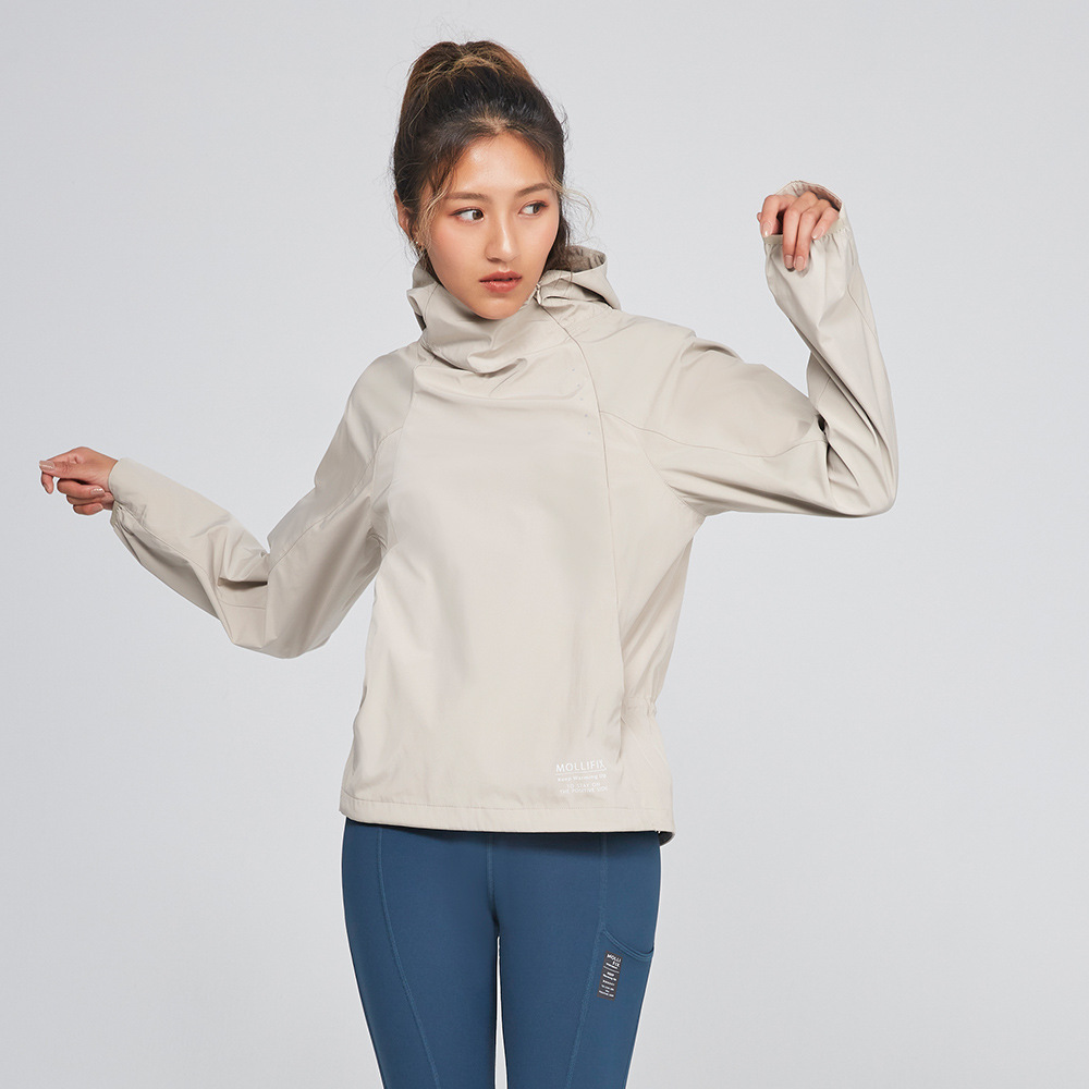 MOLLIFIX 戶外防潑水長袖防風上衣