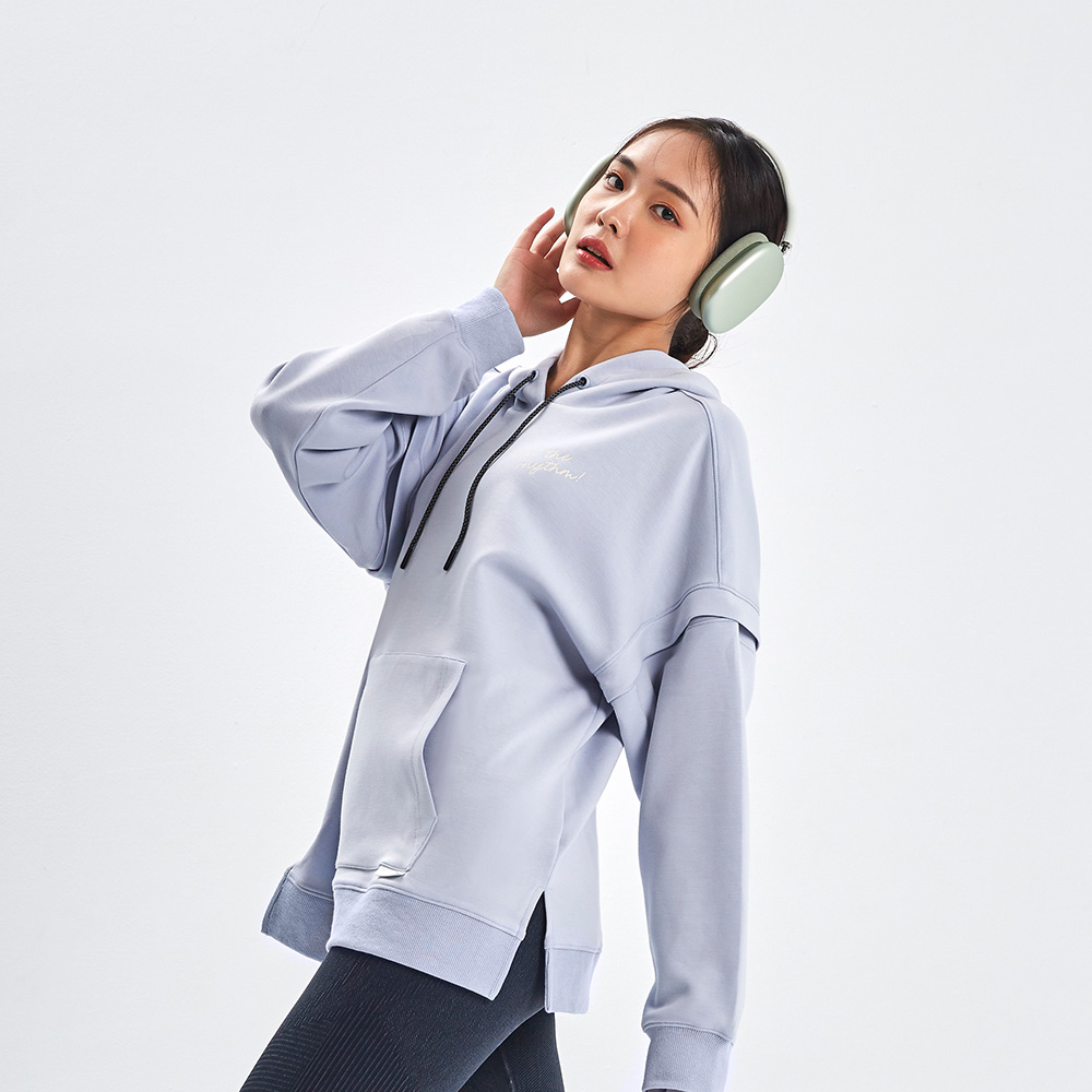 MOLLIFIX 輕盈空氣層可拆袖連帽上衣