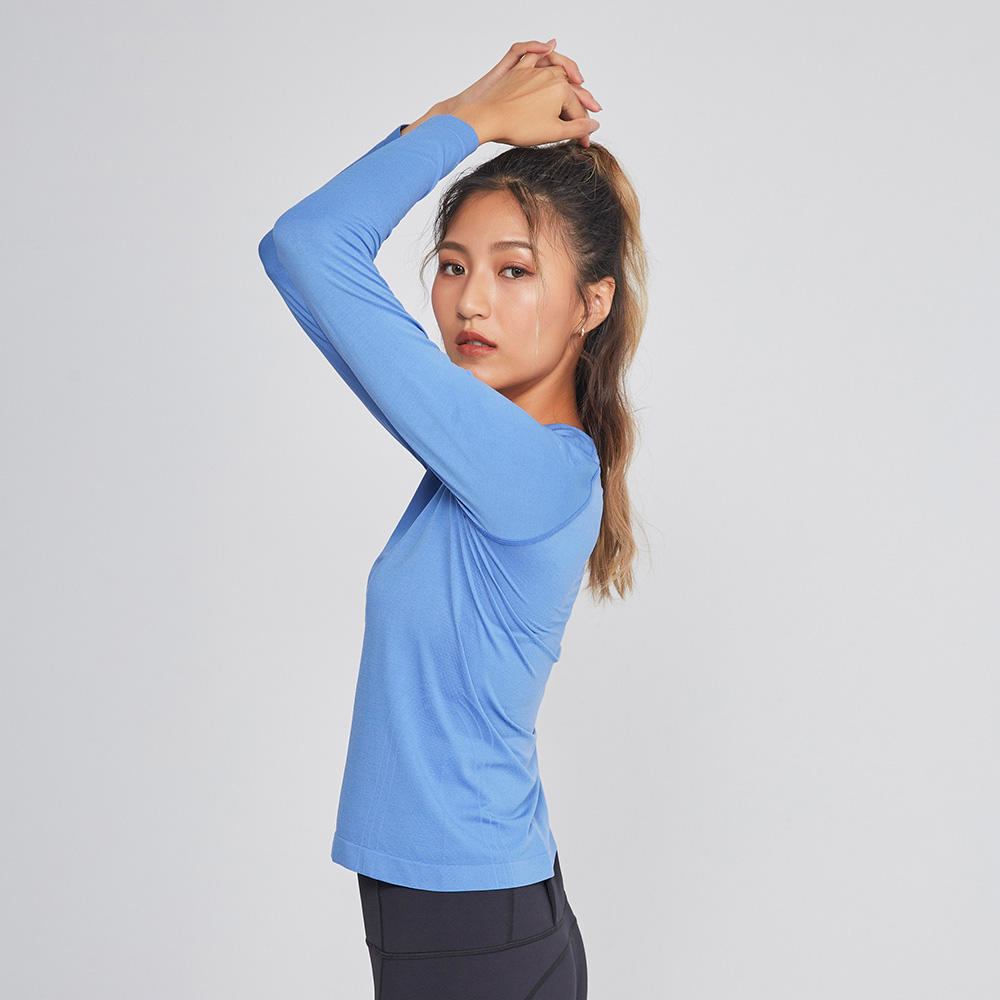 MOLLIFIX A++無縫針織長袖訓練上衣