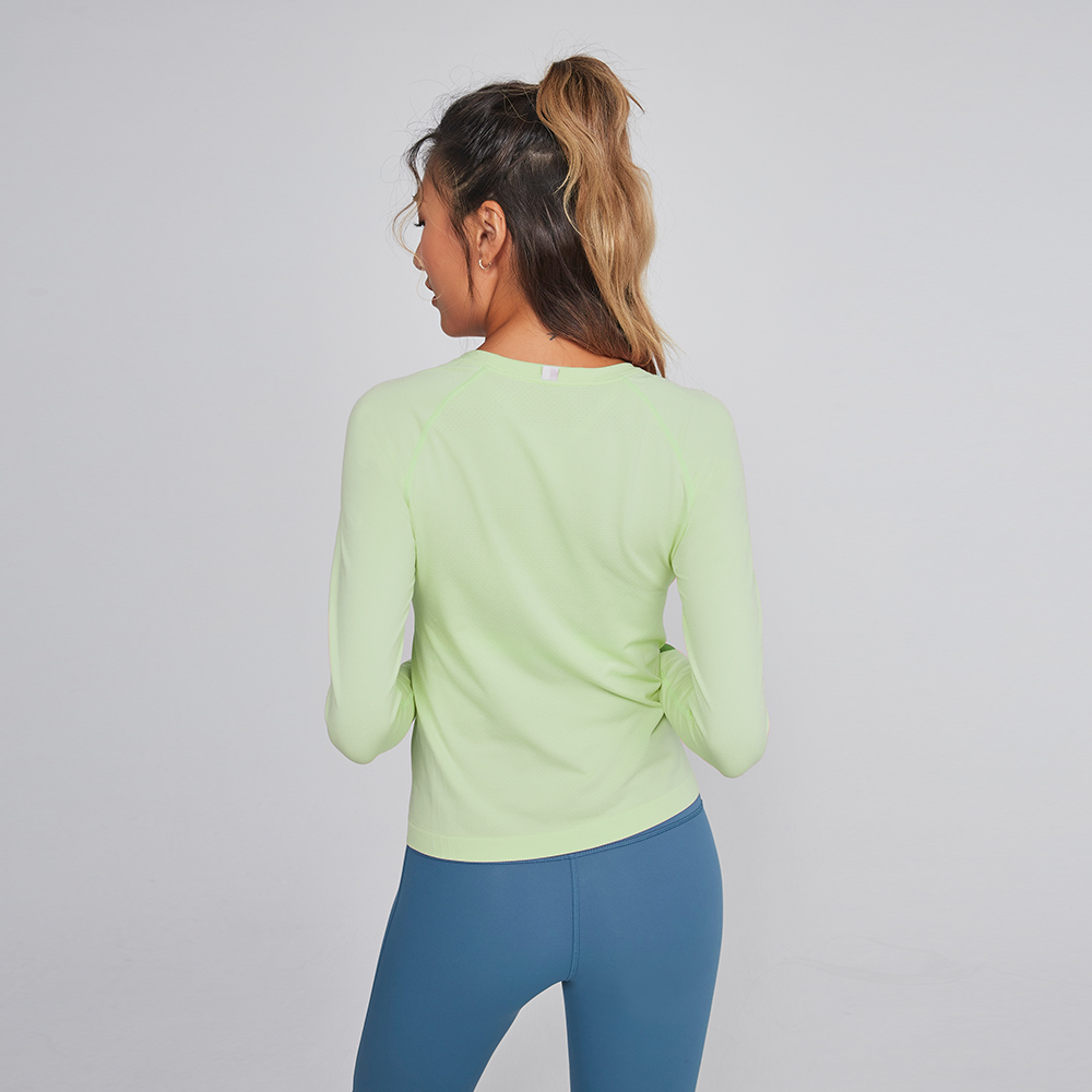 MOLLIFIX A++無縫針織長袖訓練上衣