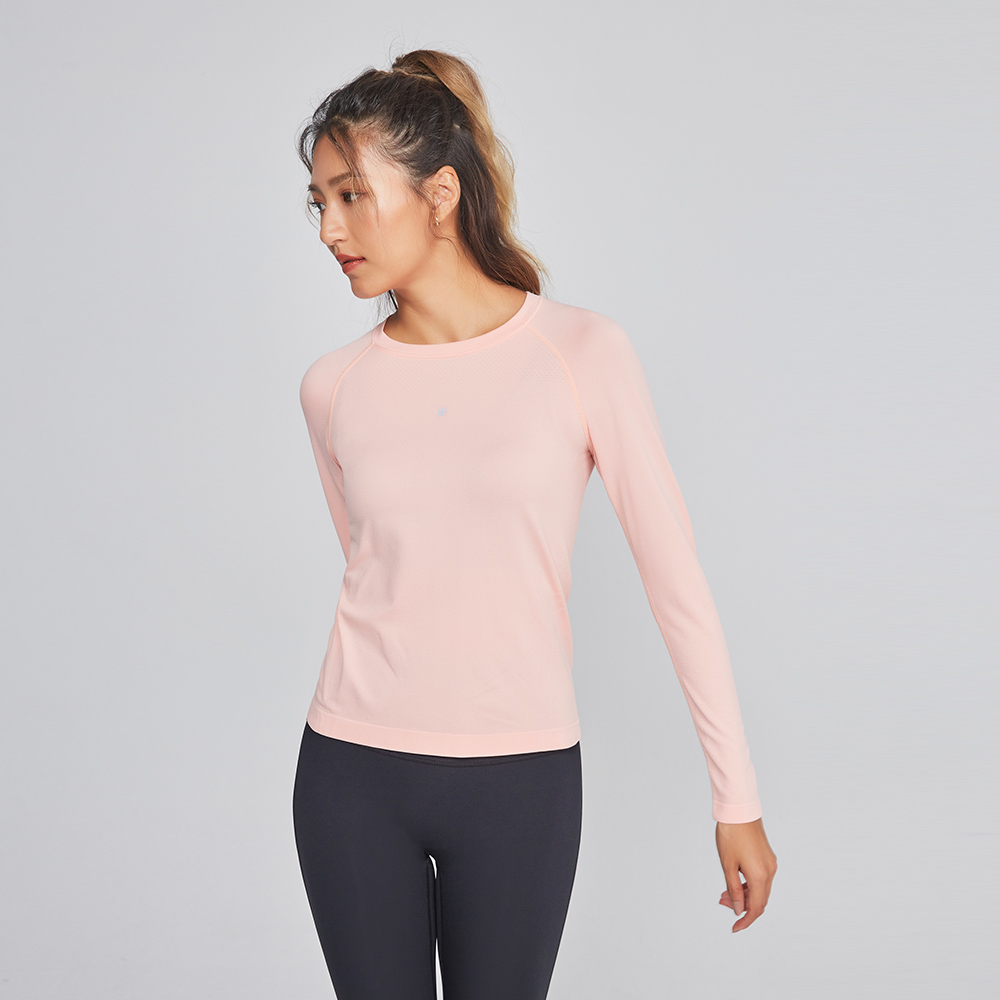 MOLLIFIX A++無縫針織長袖訓練上衣