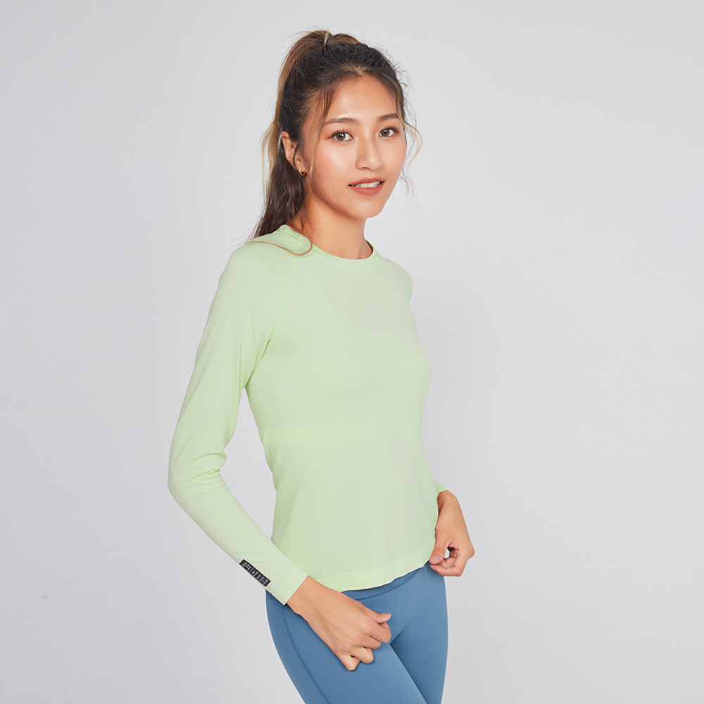 MOLLIFIX A++無縫針織長袖訓練上衣