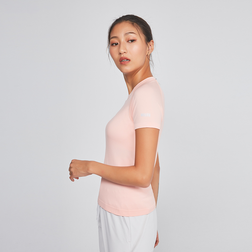 MOLLIFIX A++無縫針織短袖訓練上衣