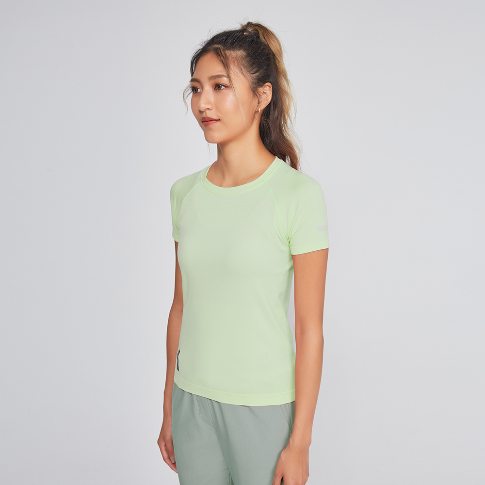 MOLLIFIX A++無縫針織短袖訓練上衣