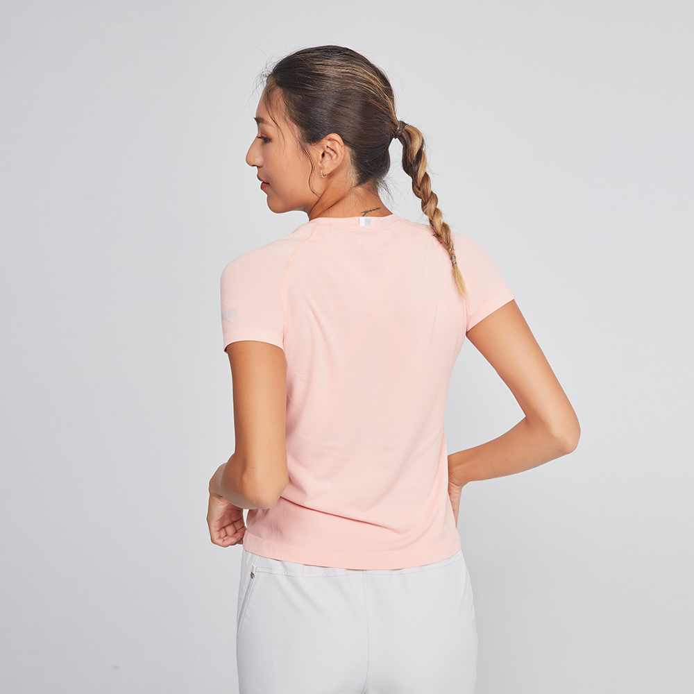 MOLLIFIX A++無縫針織短袖訓練上衣