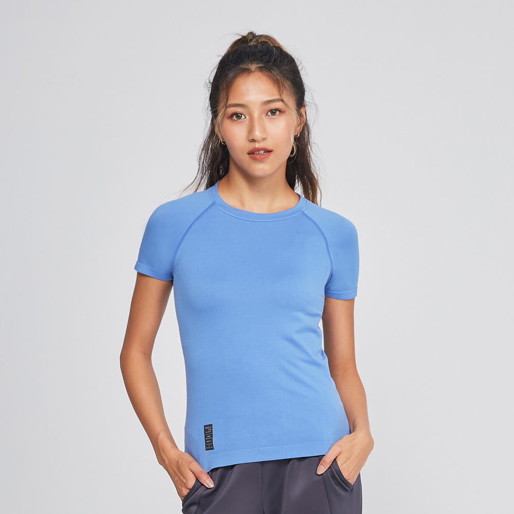 MOLLIFIX A++無縫針織短袖訓練上衣