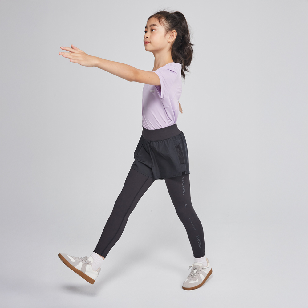 MOLLIFIX 拼網透氣雙層訓練褲