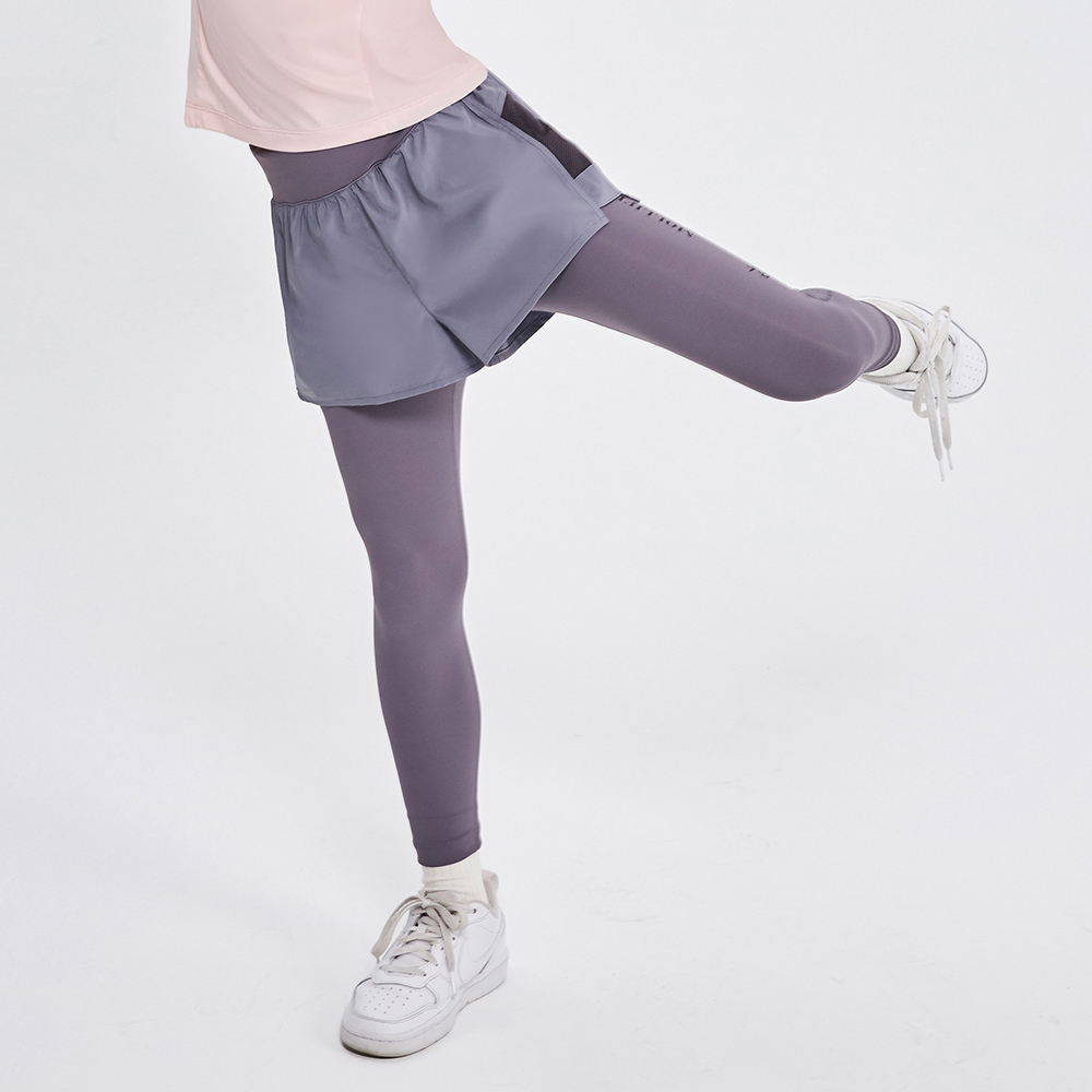 MOLLIFIX 拼網透氣雙層訓練褲