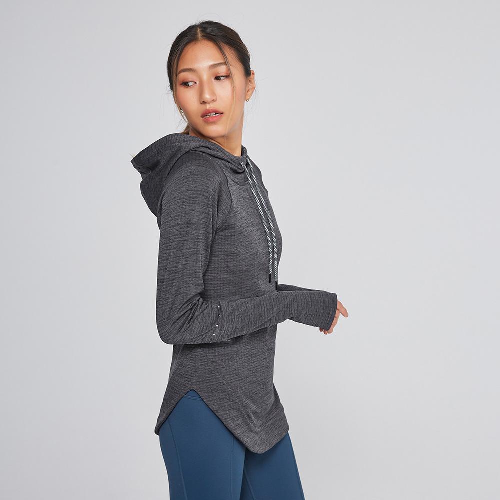 MOLLIFIX 蓄溫粒絨訓練連帽上衣