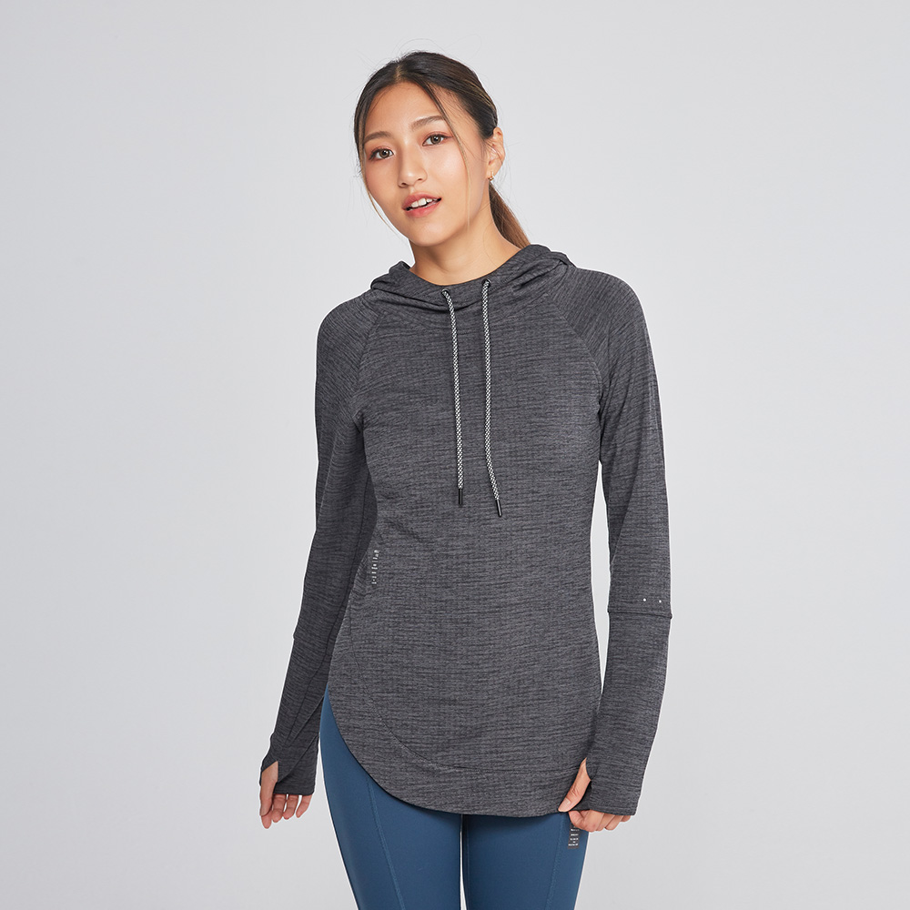 MOLLIFIX 蓄溫粒絨訓練連帽上衣