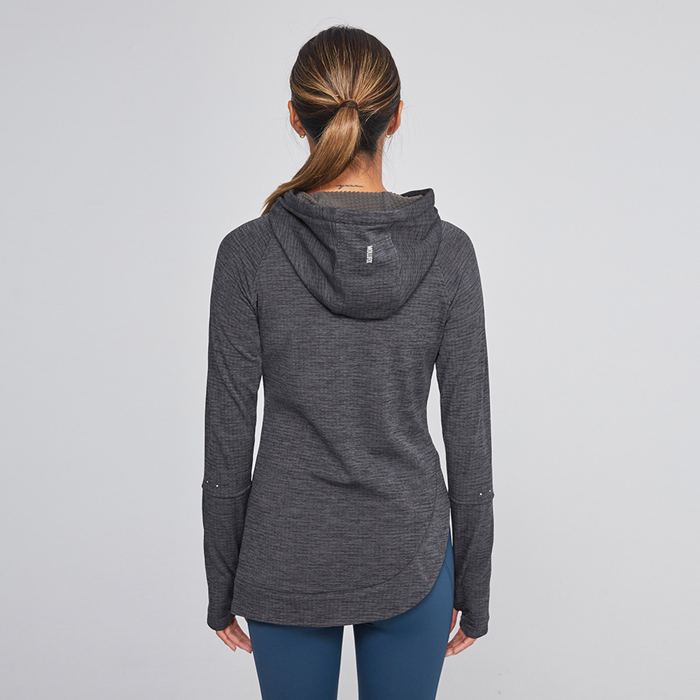 MOLLIFIX 蓄溫粒絨訓練連帽上衣