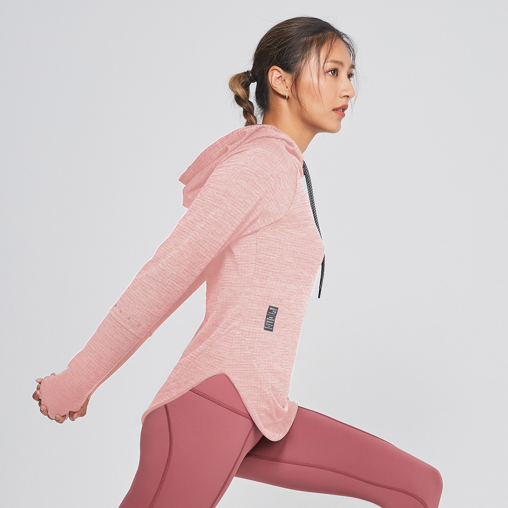 MOLLIFIX 蓄溫粒絨訓練連帽上衣