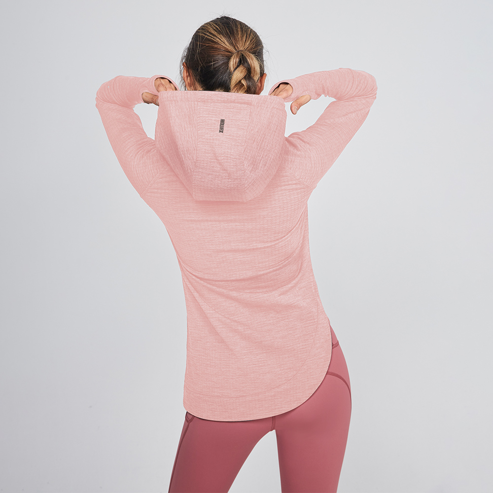 MOLLIFIX 蓄溫粒絨訓練連帽上衣