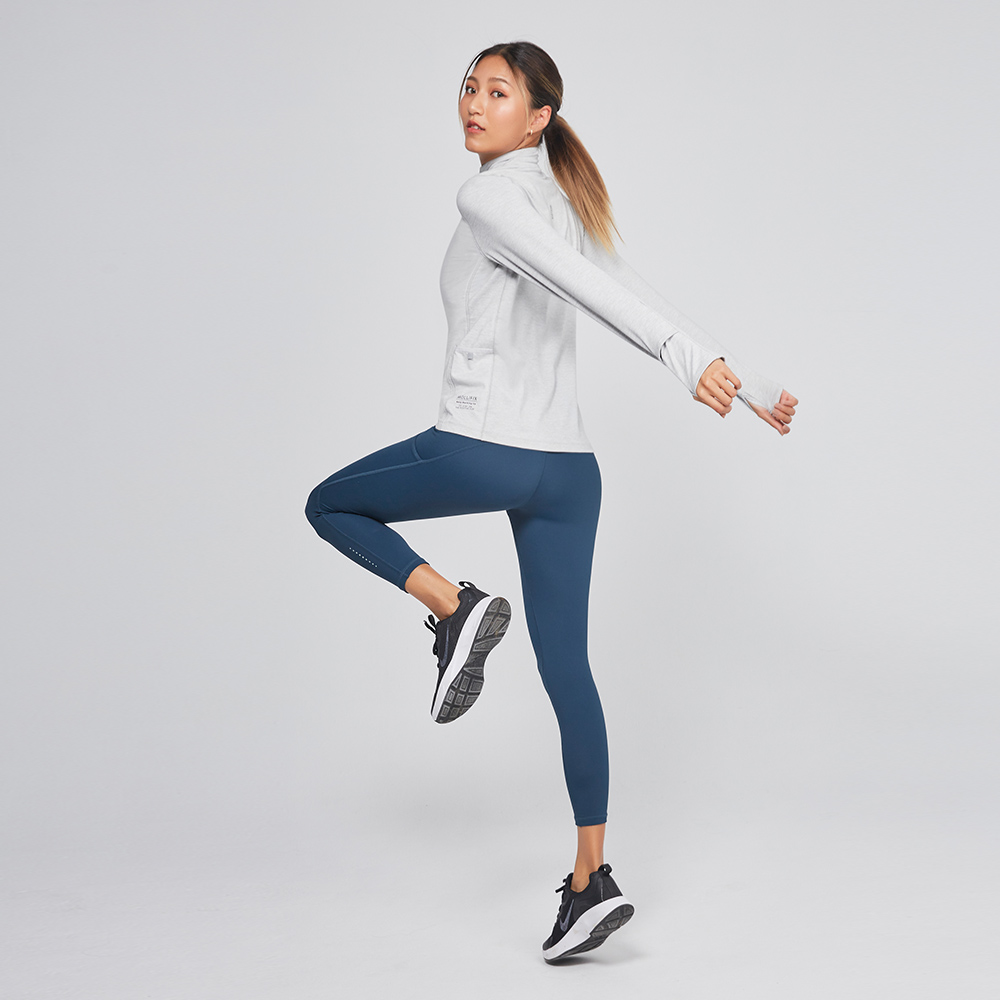 MOLLIFIX 蓄溫粒絨訓練立領上衣