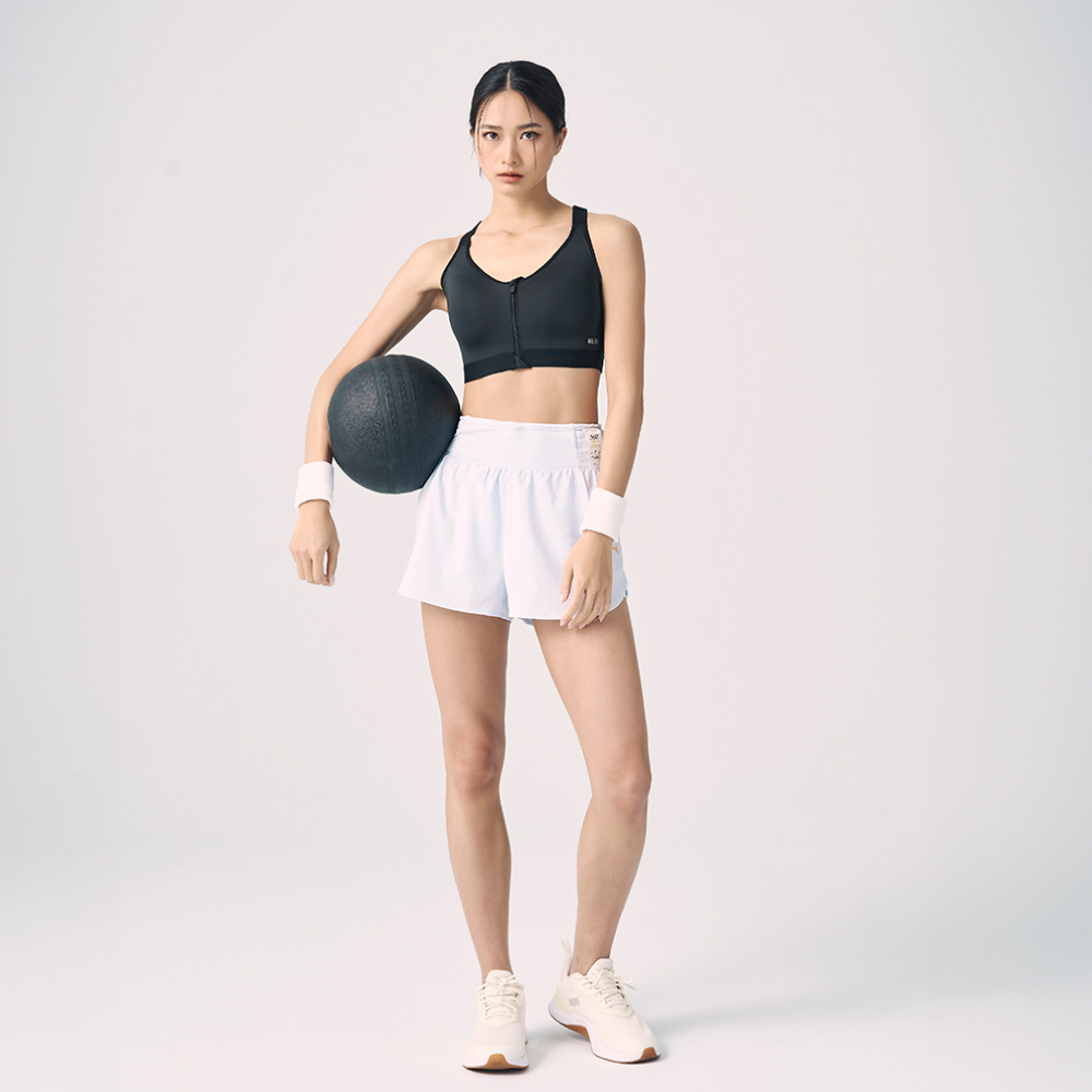 MOLLIFIX 抗菌前拉鍊後背透氣運動內衣