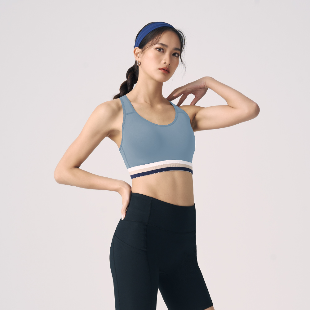 MOLLIFIX 抗菌三色織帶高強度運動內衣