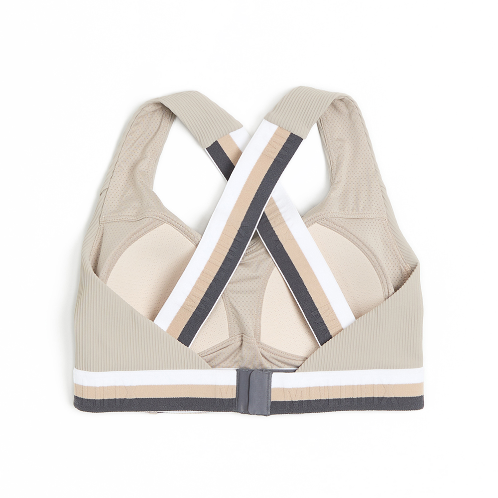 MOLLIFIX 羅紋交叉美背運動內衣