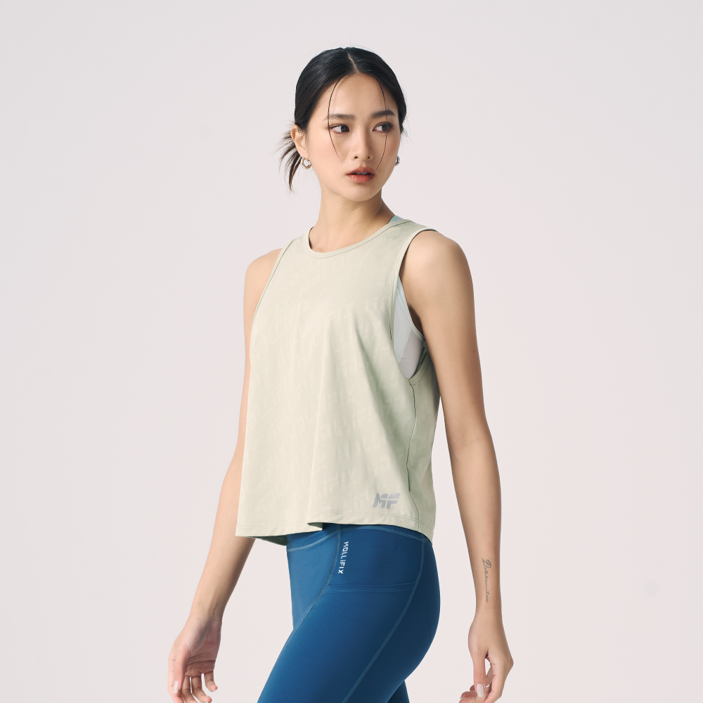 MOLLIFIX 緹花透氣運動背心