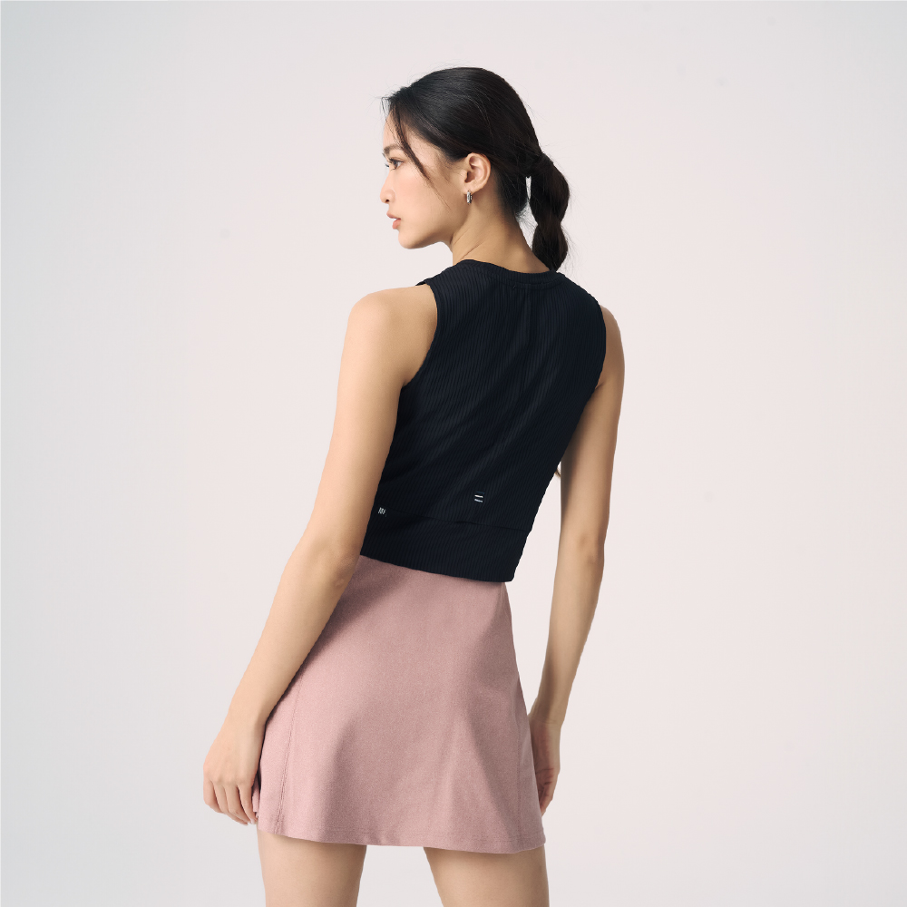 MOLLIFIX 都會羅紋前交疊造型背心