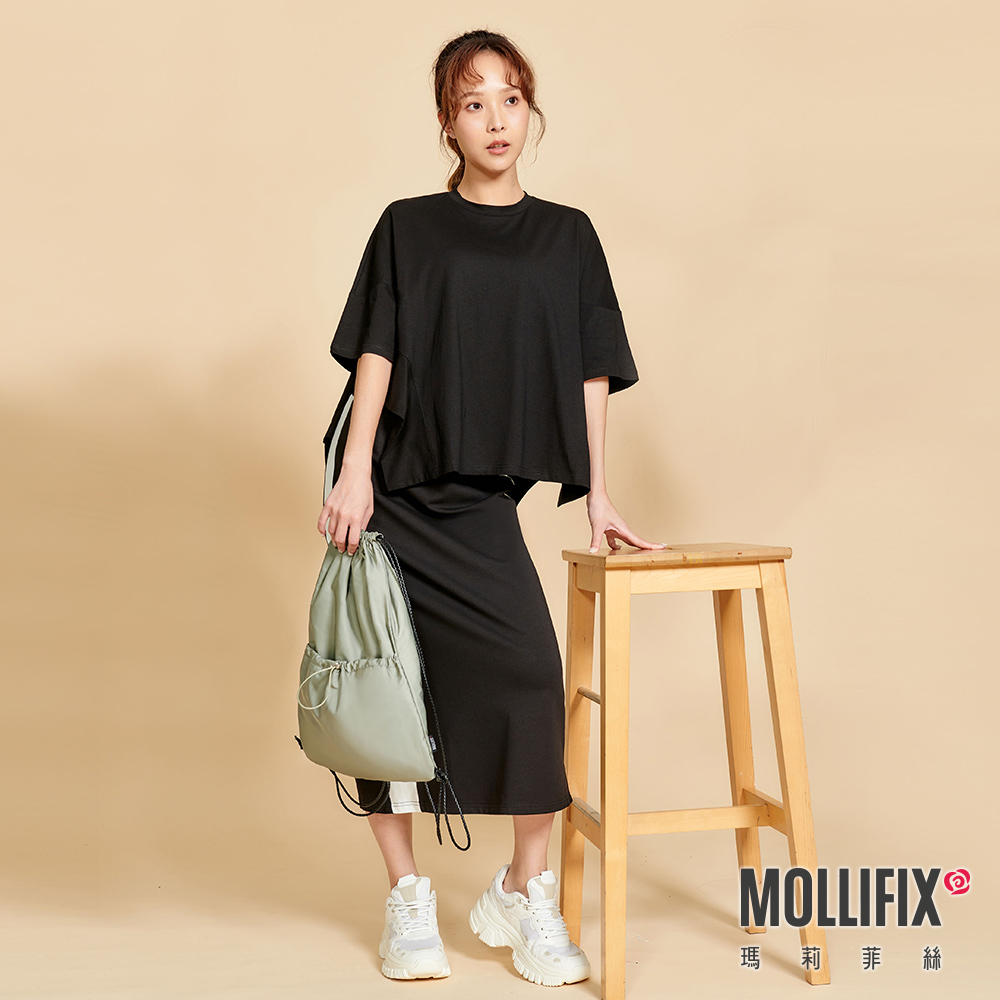MOLLIFIX 簡約運動束口後背包