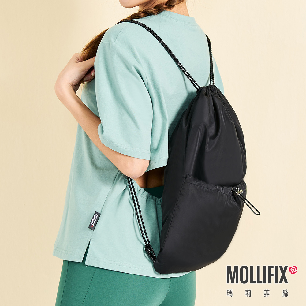 MOLLIFIX 簡約運動束口後背包