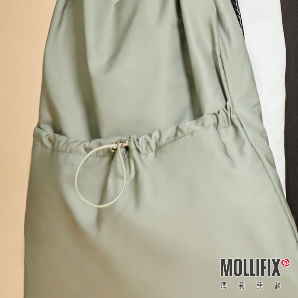 MOLLIFIX 簡約運動束口後背包