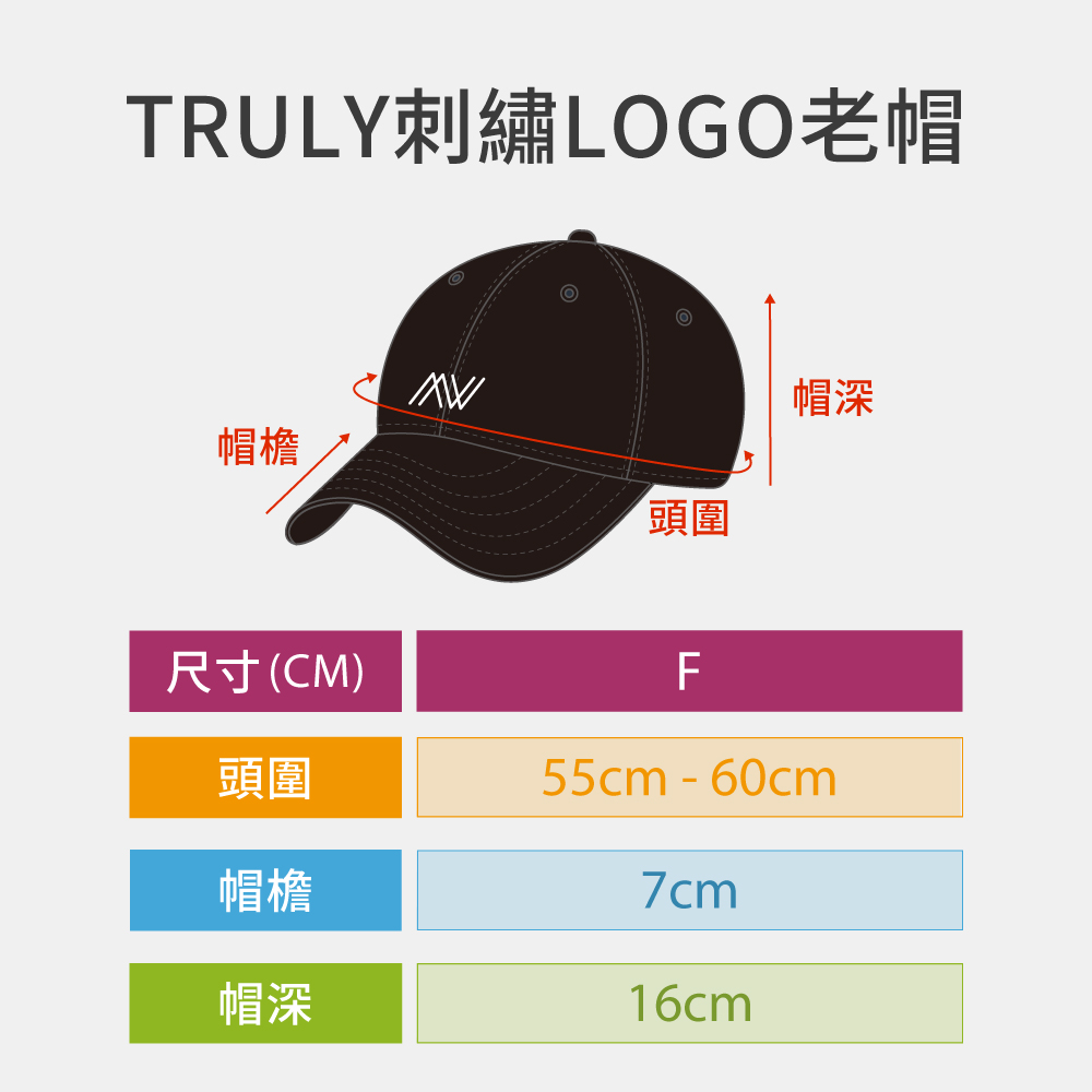 MOLLIFIX TRULY 刺繡LOGO老帽
