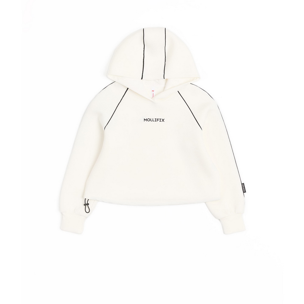 MOLLIFIX 撞色輪廓 連帽上衣