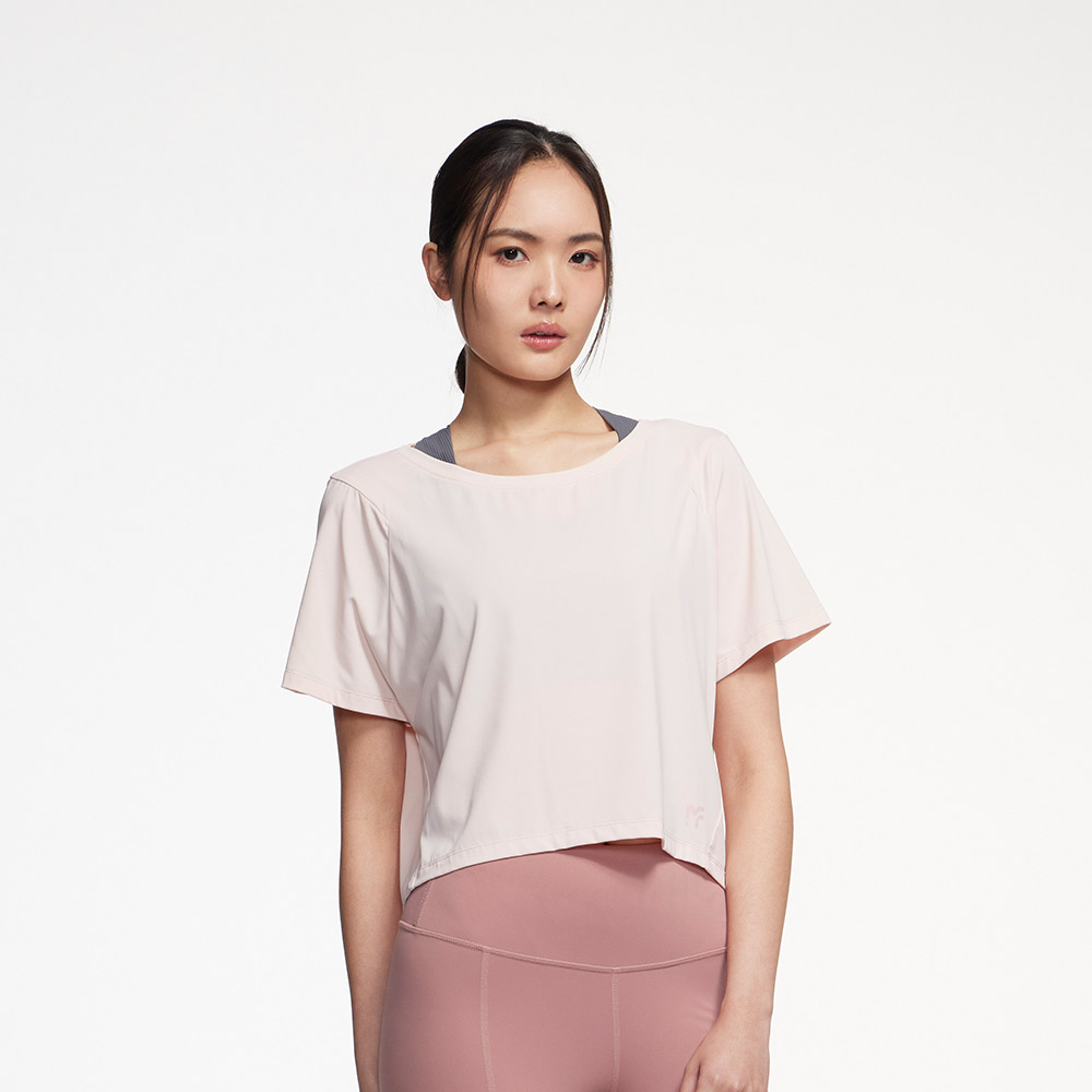 MOLLIFIX 高彈機能 修身 短袖上衣